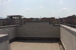 中原区凯田花园 天台下水管往楼下漏水